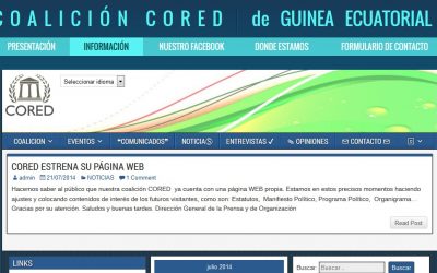 Diseño de Coalición CORED – Política de Guinea Ecuatorial