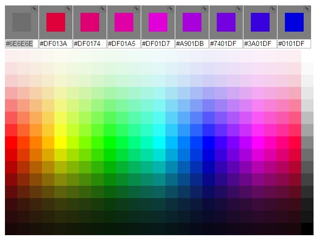 Configuració de colors en HTML